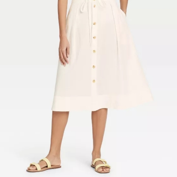 Midi A-Line Skirt - A New Day - Picture 6 of 8